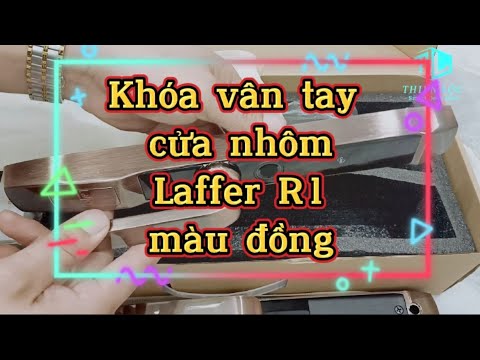 KHÓA VÂN TAY INOX DÙNG CHO CỬA NHÔM CHỐNG MƯA LAFFER R1 GỒM NHỮNG GÌ ?|| KHÓA THIÊN LỘC