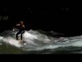 Jarrad Howse surfing Munich river