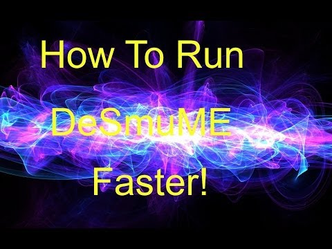 how to fasten desmume 0.9.10
