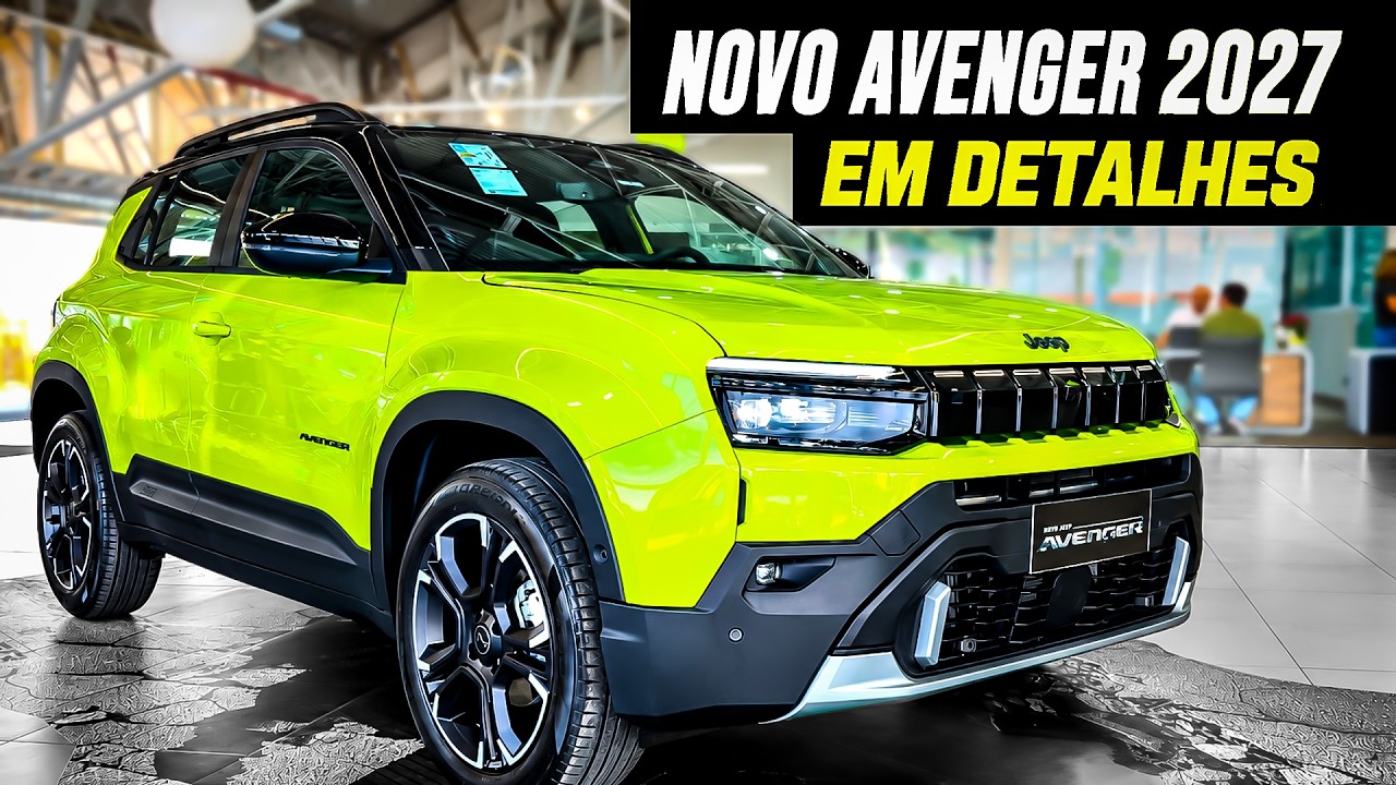 NOVO JEEP AVENGER 2027 LIMITED - NÃO COMPRE FIAT PULSE E KARDIAN!