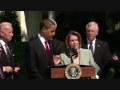 Pelosi Interrupts Obama Remarks On Healthcare Reform