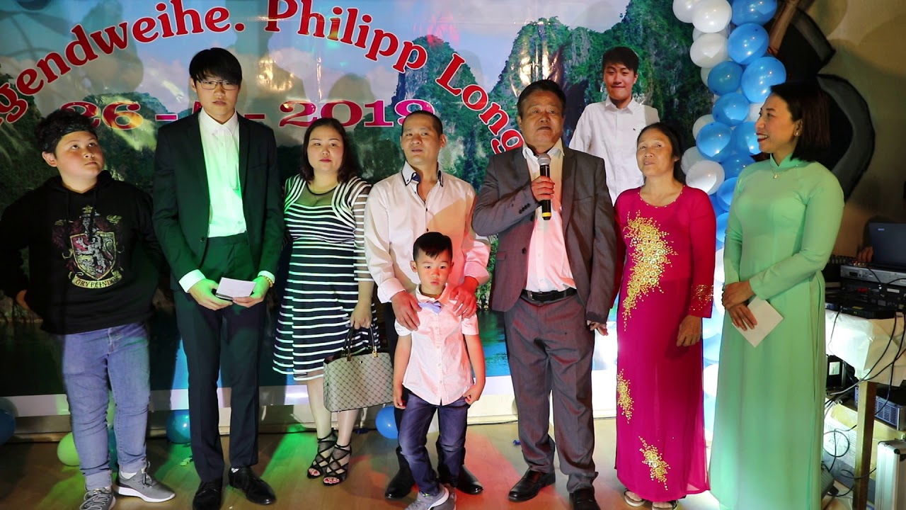 ÔNG BÀ NGOẠI TẠI LỄ MỪNG CHÁU PHILIP LONG BƯỚC VÀO TUỔI TRƯỞNG THÀNH