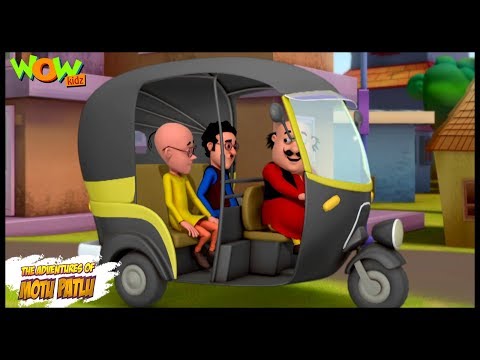 Motu Patlu Cartoons In Hindi | Animated Series | Auto Rickshaw | Wow Kidz