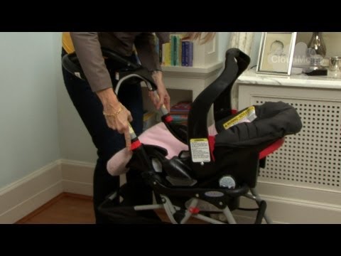 how to open snap n go stroller