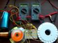 Pulse motor + Leds powered by joule thief