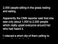 9/12 March on Washington Protestors Surround CNN Bus