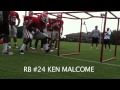Georgia running backs Isaiah Crowell, Richard Samuel, Ken Malcome