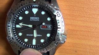 Wrist Watch Review: Part 5 – Seiko Automatic (SCUBA) Diver’s 200m wrist watch – 7S26