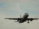 Airbus A320 de LAN aterrizando en Cordoba