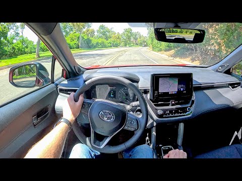2024 Toyota Corolla Cross Hybrid SE Nightshade - POV Test Drive (Binaural Audio)