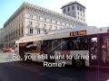 Crazy Rome Traffic Intersection - Piazza Venezia