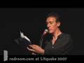 Litquake 2007, reading at Edinburgh Castle. 