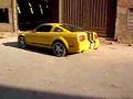 mustang-burnout