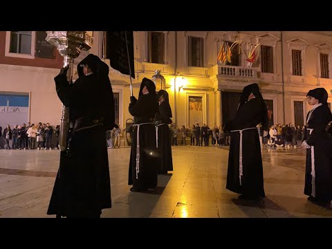 Encuentro Dolorosa y Ecce Homo. Miércoles Santo Semana Santa Zaragoza 2023