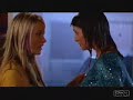 this extended kiss scene (a few extra seconds) can't be seen on tv or the dvd as it was cut due to censorship. you can hear mischa and josh (i think) commenting in the background.