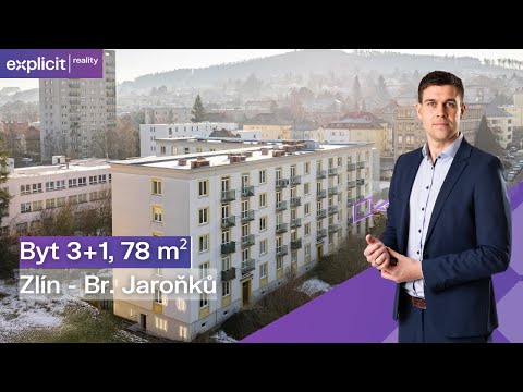 Video Prodej bytu 3+1 78 m², Zlín