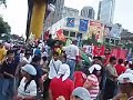 Anti-Arroyo rallyists at Edsa Shrine