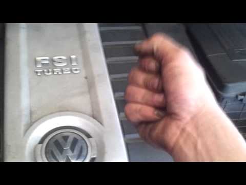 how to remove a Volkswagen engine cover