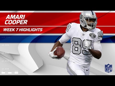 Video: Amari Cooper's Breakout Night w/ 210 Yards & 2 TDs | Chiefs vs. Raiders | Wk 7 Player Highlights