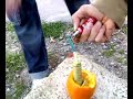 Com reventar una taronja amb un cubanito del 5 Com reventar una taronja amb un cubanito del 5