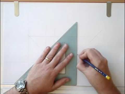 how to draw orthographic projection