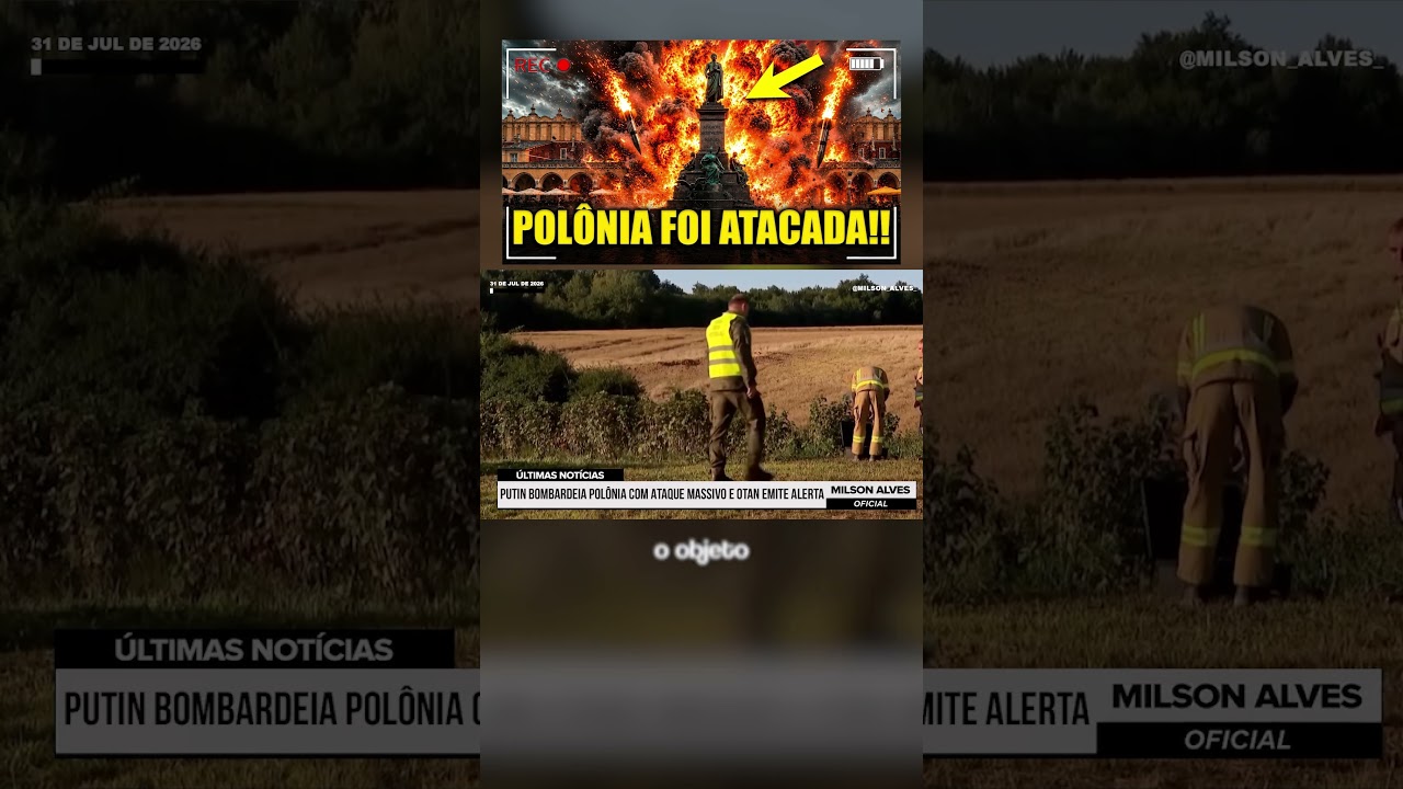 Putin BOMBARDEIA POLÔNIA com ataque massivo e OTAN EMITE ALERTA!!!