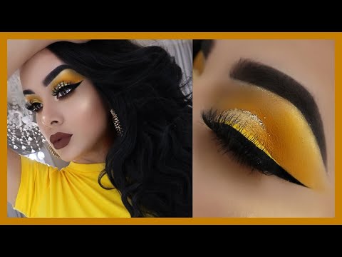 MAQUILLAJE ATREVIDO EN TONOS AMARILLOS (LOOK VERANO PRIMAVERA)