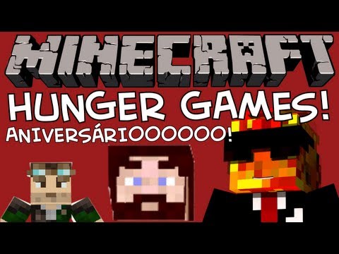 HUNGER GAMES! - Minecraft - Com @Cellbitos @MarquesZero e @Fodones! =D