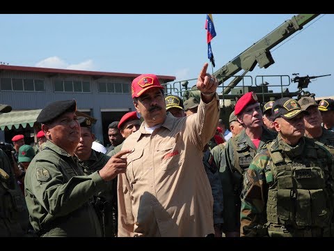 Venezuela: Wir werden uns verteidigen - Maduro zeigt sich demonstrativ mit Militr