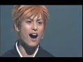 this musical has been subbed! please see my videos for the subbed version : )

time for another bleach musical, no clouds in the blue heavens! sadly as of now this is the last one, but there are lots of new songs and a bunch of new characters too : )

this musical came out on dvd a few days ago, so there are no subs for it yet. please don't ask me to sub anything because i don't know japanese so i can't translate (see my channel details for more info). but if/when people do translate songs, i'll sub them : ) and if/when a subbed version is released, i'll upload it too!

in my videos you can see all of the other musicals, the first version, saien, dark of the bleeding moon, the live bankai show and the bankai show backstage, as well as subbed versions for saien and dotbm
