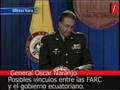 Documentos de Raúl Reyes mencionan a Chavez