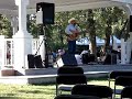 Justin Ament sings at George Lane Park