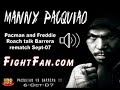 Manny Pacquiao speaks on Barrera rematch @ FightFan.com Manny Pacquiao speaks on Barrera rematch @ FightFan.com