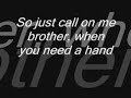 lean on me lean on me