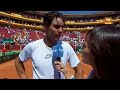 Nadal entrevista después del partido