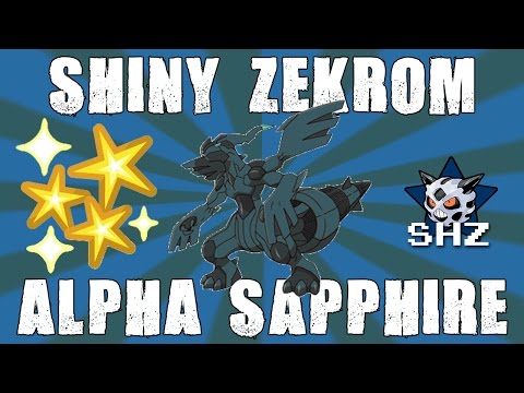 how to get zekrom in alpha sapphire