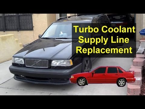 Coolant hose replacement, turbo inlet, Volvo 850, S70, V70 – Auto Repair Series