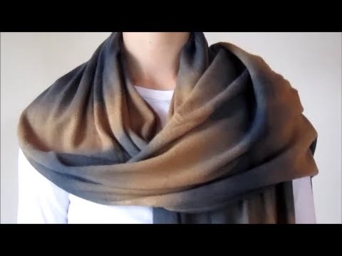 how to dye scarf