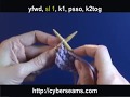 Knitting Abbreviations - yfwd sl1 k1 psso k2tog