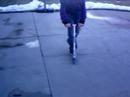 heelfip on a scooter