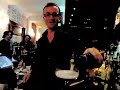 Sebastien Sabres a Champagne Bottle - with a Spoon!