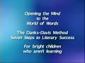 The Zannie Danks Davis tutoring method for dyslexia