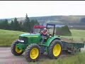 Farm tractor hillclimb competition