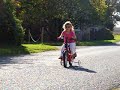 Enfin, elle pédale!