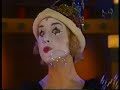 swedish singer/actress �sa f�ng performs be a clown in the tv-show tequila 1998. bj�rn skifs was hosting the show