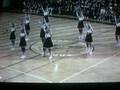 Midget Cheerleader's Hello Cheer at Competition