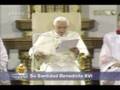 Benedicto XVI en Sinagoga e Iglesia St. Joseph