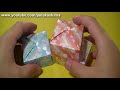 Оригами видеосхема подарочной коробочки от Robin Glynn