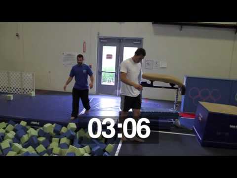 backflip - Watch our film, People in Motion: a Parkour Documentary http://youtu.be/QH09YCtpKaw For more info on the location / instructor, give him a call @ 619.800.837...