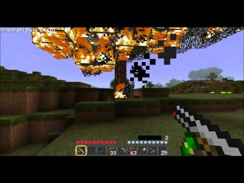 Minecraft 17000 TNT Nuke Explosion- 108 block deep crater